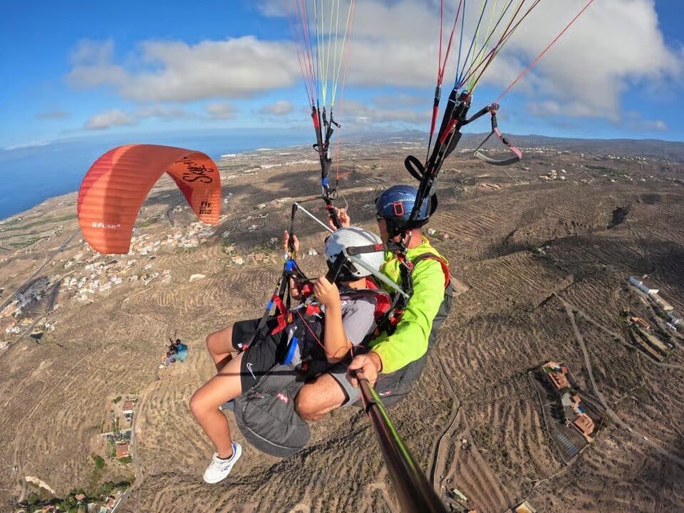 Paragliding na Tenerife 2026